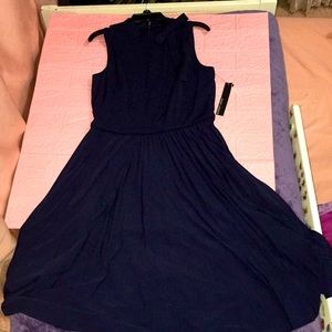 Navy blue dress